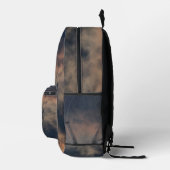 Dusty Clouds im Dusk-Foto Bedruckter Rucksack (Rechts)