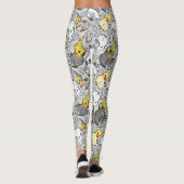 Dusty Cockatiels-Leggings Leggings (Rückseite)