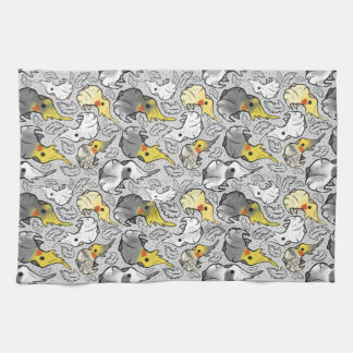 Dusty Cockatiels Teetücher Geschirrtuch