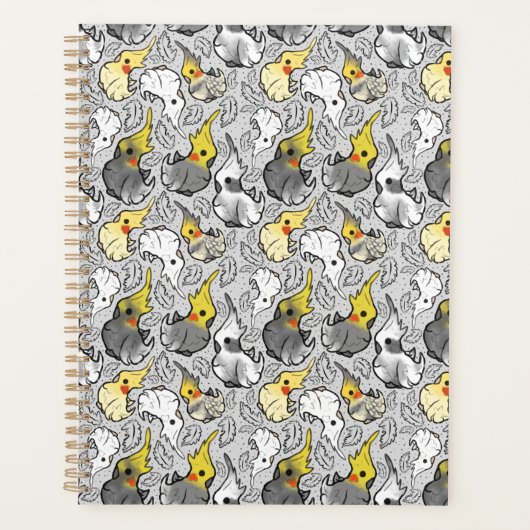 Dusty Cockatiels Weekly Planner Planer (Vorderseite)