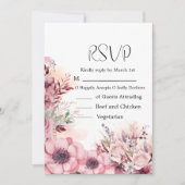 Dusty Coral QR Code Kinderdusche Save The Date (Vorderseite)