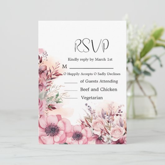 Dusty Coral QR Code Kinderdusche Save The Date (Stehend Vorderseite)