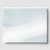 Dusty Eucalyptus Elegant Wedding Day wünscht Gästebuch (Rückseite)