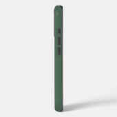 Dusty Eucalyptus Green Solid Color Case-Mate iPhone Hülle (Rückseite / Links)