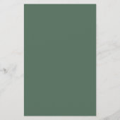 Dusty Eucalyptus Green Solid Color Flyer (Hinten)