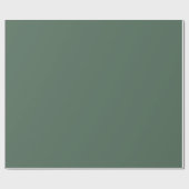 Dusty Eucalyptus Green Solid Color Geschenkpapier (Flach)