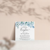 Dusty Eukalyptus Greenerity Wedding Empfang nur Einladung