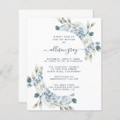 Dusty Floral Baptisse (Vorne/Hinten)