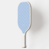Dusty French Something Blue Classic Coquette Bow Pickleball Schläger (Links)