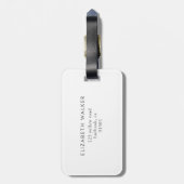 Dusty Gold ⎢ Monogram Gepäckanhänger (Rückseite vertikal)