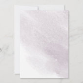 Dusty Gold und Mauve ⎥ Brautdusche Einladung (Rückseite)