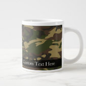 Dusty Green Camouflage Jumbo-Tasse (Rechts)