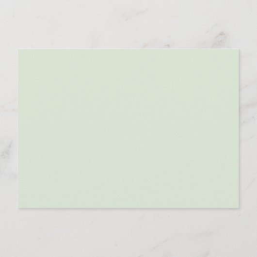 Dusty Green Eucalyptus Boho Arch Wedding Empfang Begleitkarte (Rückseite)