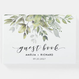Dusty Green Eucalytus Gästebuch
