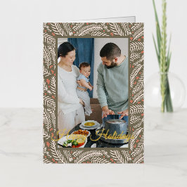 Dusty Green Hand gezeichnet Weihnachts-Pine-Tree F