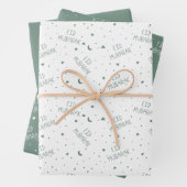 Dusty Green Kids Eid Mubarak Geschenkpapier Set (Beispiel)