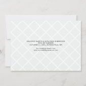 Dusty Green Modern Simple Foto Save the Date (Rückseite)