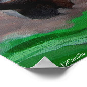 Dusty Horse Poster (Ecke)