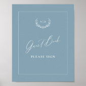 Dusty Hütte Gästebuch Hochzeittisch Dekoration (Vorne)