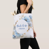 Dusty Ice Blue Floral Wedding Tasche (Von Nahem)