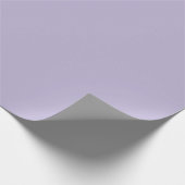 Dusty Lavender Solid Color Geschenkpapier (Ecke)