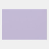 Dusty Lavender Solid Color Geschenkpapier Set (Vorderseite 3)
