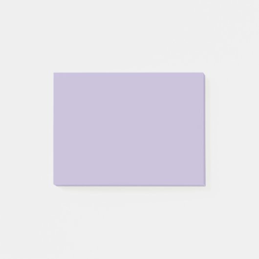 Dusty Lavender Solid Color Post-it Klebezettel (Vorderseite)