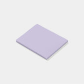 Dusty Lavender Solid Color Post-it Klebezettel (angewinkelt)