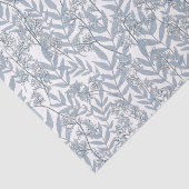 Dusty Light Blue Wedding Vintag Seidenpapier (Ausschnitt)