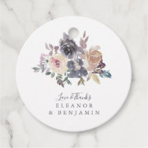 Dusty Lila Floral Water Farbe Custom Wedding