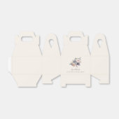 Dusty Lila Floral Water Farbe Custom Wedding Geschenkschachtel (Ungefaltet)