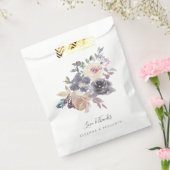 Dusty Lila Floral Water Farbe Custom Wedding Geschenktütchen (Versiegelt)