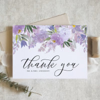 Dusty Lila Watercolor Blume Hochzeit im Garland