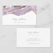 Dusty lilac agcard visitenkarte (Vorne/Hinten)