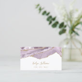Dusty lilac agcard visitenkarte (Stehend Vorderseite)