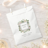 Dusty Mauve Botanical Geschenktütchen (Ausgeschnitten)