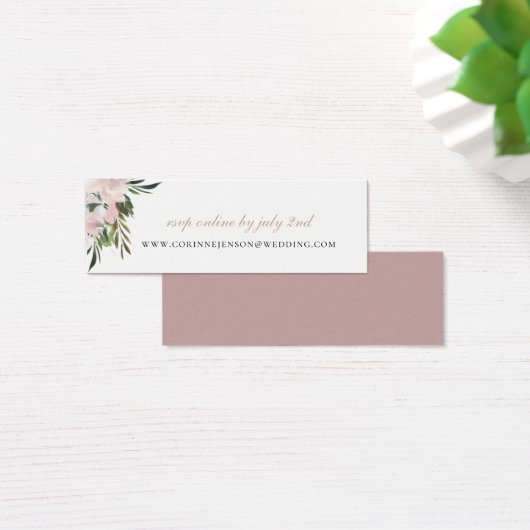 Dusty Mauve Botanical Wedding Website UAWG (Schreibtisch)