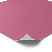 Dusty Mauve Pink Hintergrund auf einem Poster (Ecke)