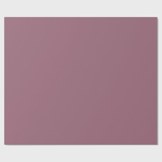 Dusty Mauve - Pink Wrapping Paper Roll Geschenkpapier (Flach)