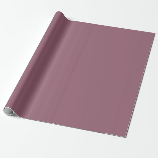 Dusty Mauve - Pink Wrapping Paper Roll Geschenkpapier (Ungerollt)