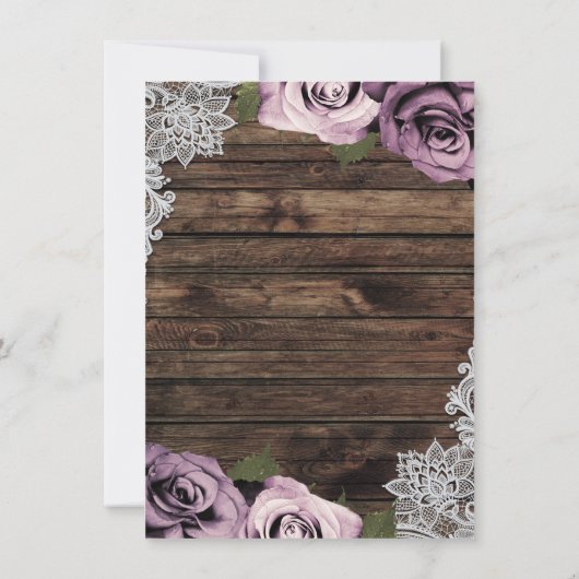 Dusty Mauve Rose Hochzeit Tischnummer Sitzplatz (Rückseite)