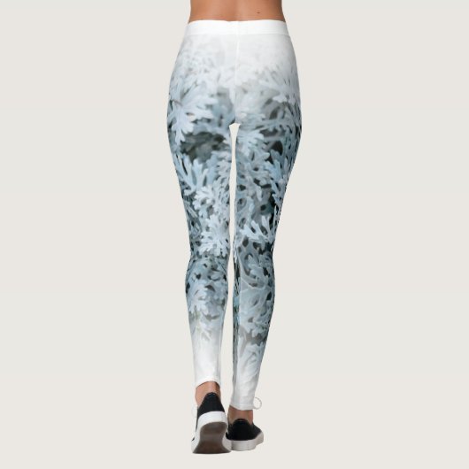 Dusty Miller / Silver Ragwort Leggings (Rückseite)