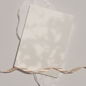 Dusty Mute Blush Pink Floral Brautparty Einladung