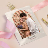 Dusty Mute Blush Pink Floral Foto Brautparty Einladung