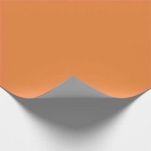 Dusty Orange Geschenkpapier (Ecke)