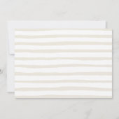 Dusty Palms | Hochzeitsessen Probe Einladung (Rückseite)