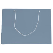 Dusty Periwinkle Blue Large Gift Bag Große Geschenktüte (Vorderseite)