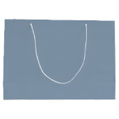 Dusty Periwinkle Blue Large Gift Bag Große Geschenktüte (Rückseite)