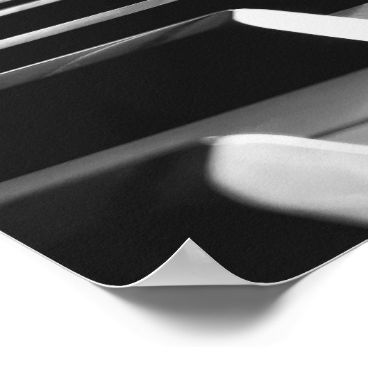 Dusty Piano Keys Poster (Ecke)