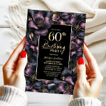 Dusty Pink and Gray Floral 60. Geburtstagsparty Einladung<br><div class="desc">Lade deine Freunde und Lieben zu deinem 60. Geburtstag mit dieser staubigen, rosa und grauen Geburtstagsfeier ein. Der anpassbare Textbereich in dieser Einladungsvorlage ermöglicht es Ihnen, mühelos alle notwendigen Details für Ihre Geburtstagsfeier, einschließlich Datum, Uhrzeit, Veranstaltungsort und UAWG, einzubinden. Für Ihre einmaligen Einladungen stehen verschiedene Papiertypen und Eckstile zur Verfügung,...</div>